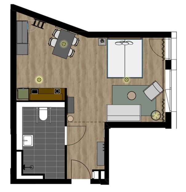 فرايبورغ Black F Tower - Serviced Apartments الغرفة الصورة